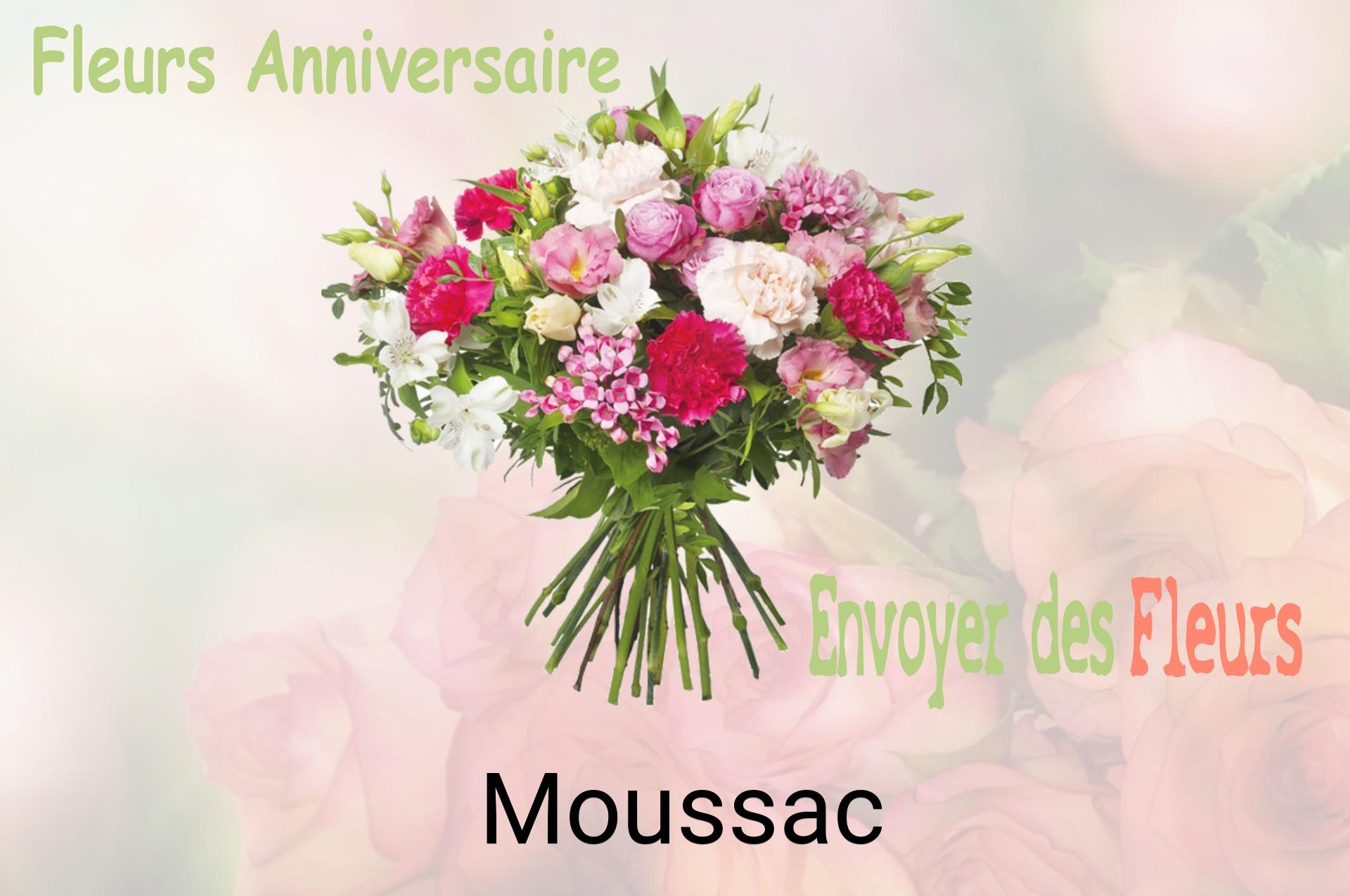 Bouquet de fleurs d’anniversaire livré à Moussac