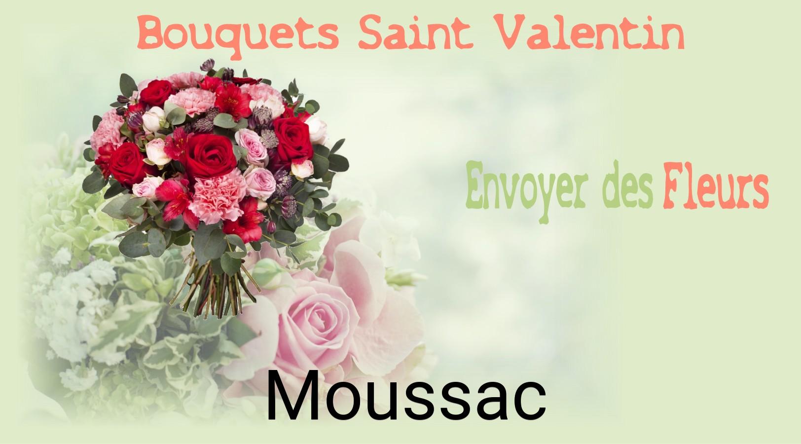 Roses de Saint-Valentin livrées à Moussac